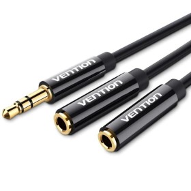 Comprar Cable Estéreo Vention BBSBY/ Jack 3.5 Macho - 2x Jack 3.5 Hembra/ 30cm/ Negro - Ganga Electrónica
