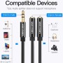 Comprar Cable Estéreo Vention BBSBY/ Jack 3.5 Macho - 2x Jack 3.5 Hembra/ 30cm/ Negro - Ganga Electrónica