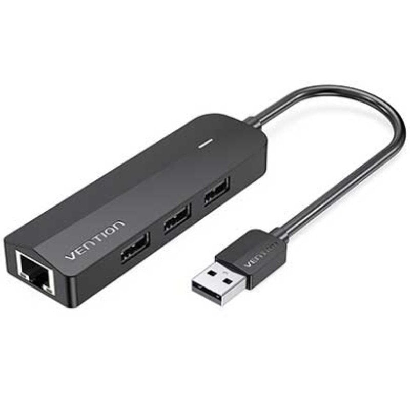 Comprar Hub USB 2.0 Vention CHPBB/ 3xUSB/ 1xMicro USB PD/ 1xRJ45 - Ganga Electrónica
