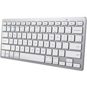 Comprar Teclado Compacto Inalámbrico Trust 24654/ Plata - Ganga Electrónica