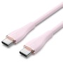 Comprar Cable USB 2.0 Tipo-C Vention TAWPF/ USB Tipo-C Macho - USB Tipo-C Macho/ Hasta 100W/ 480Mbps/ 1m/ Rosa - Ganga Electróni