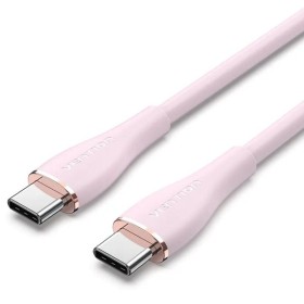 Comprar Cable USB 2.0 Tipo-C Vention TAWPF/ USB Tipo-C Macho - USB Tipo-C Macho/ Hasta 100W/ 480Mbps/ 1m/ Rosa - Ganga Electróni