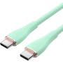 Comprar Cable USB 2.0 Tipo-C Vention TAWGF/ USB Tipo-C Macho - USB Tipo-C Macho/ Hasta 100W/ 480Mbps/ 1m/ Verde - Ganga Electrón