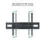 Comprar Soporte de Pared Giratorio/ Inclinable/ Nivelable TOOQ LP7866TN-B para TV de 37-80'/ hasta 40kg - Ganga Electrónica