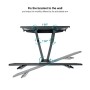 Comprar Soporte de Pared Giratorio/ Inclinable/ Nivelable TOOQ LP7866TN-B para TV de 37-80'/ hasta 40kg - Ganga Electrónica