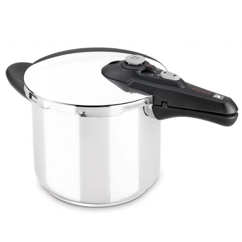 Comprar Olla a Presión BRA Vitesse A185103/ Ø22cm/ 7L/ Acero Inoxidable/ Apta para Inducción - Ganga Electrónica