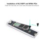 Comprar Caja Externa para Disco SSD M.2 NVMe TOOQ TQE-2200/ USB 3.1 Gen2/ Sin tornillos - Ganga Electrónica