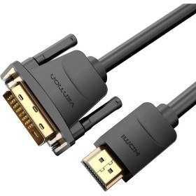 Comprar Cable Conversor Vention ABFBH/ DVI Macho - HDMI Macho/ 2m/ Negro - Ganga Electrónica