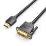 Comprar Cable Conversor Vention ABFBH/ DVI Macho - HDMI Macho/ 2m/ Negro - Ganga Electrónica