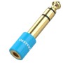Comprar Adaptador Jack Vention VAB-S01-L/ Jack 6.5 Macho - Jack 3.5 Hembra/ Azul - Ganga Electrónica