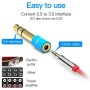 Comprar Adaptador Jack Vention VAB-S01-L/ Jack 6.5 Macho - Jack 3.5 Hembra/ Azul - Ganga Electrónica