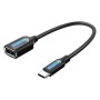 Comprar Cable USB 2.0 Tipo-C Vention CCSBB/ USB Tipo-C Macho - USB Hembra/ 15cm/ 480Mbps/ Negro - Ganga Electrónica