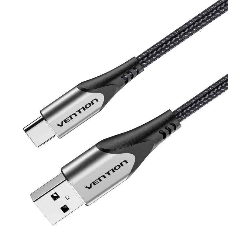 Comprar Cable USB 2.0 Tipo-C Vention CODHH/ USB Macho - USB Tipo-C Macho/ 480Mbps/ 2m/ Gris - Ganga Electrónica