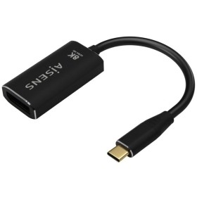 Comprar Conversor Aisens A109-0690/ USB Tipo-C Macho - DisplayPort Hembra/ Hasta 27W/ 1250Mbps/ 15cm/ Negro - Ganga Electrónica