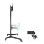 Comprar Soporte de Suelo Inclinable con Ruedas TOOQ FS1170M-B para TV de 37-70'/ hasta 50kg - Ganga Electrónica