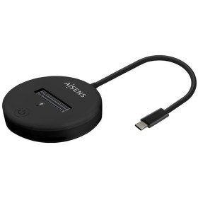 Comprar Dock USB Tipo-C para SSD M2 SATA/NVMe Aisens ASUC-M2D013-BK/ Negro - Ganga Electrónica
