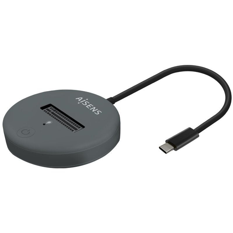 Comprar Dock USB Tipo-C para SSD M2 SATA/NVMe Aisens ASUC-M2D014-GR/ Gris - Ganga Electrónica
