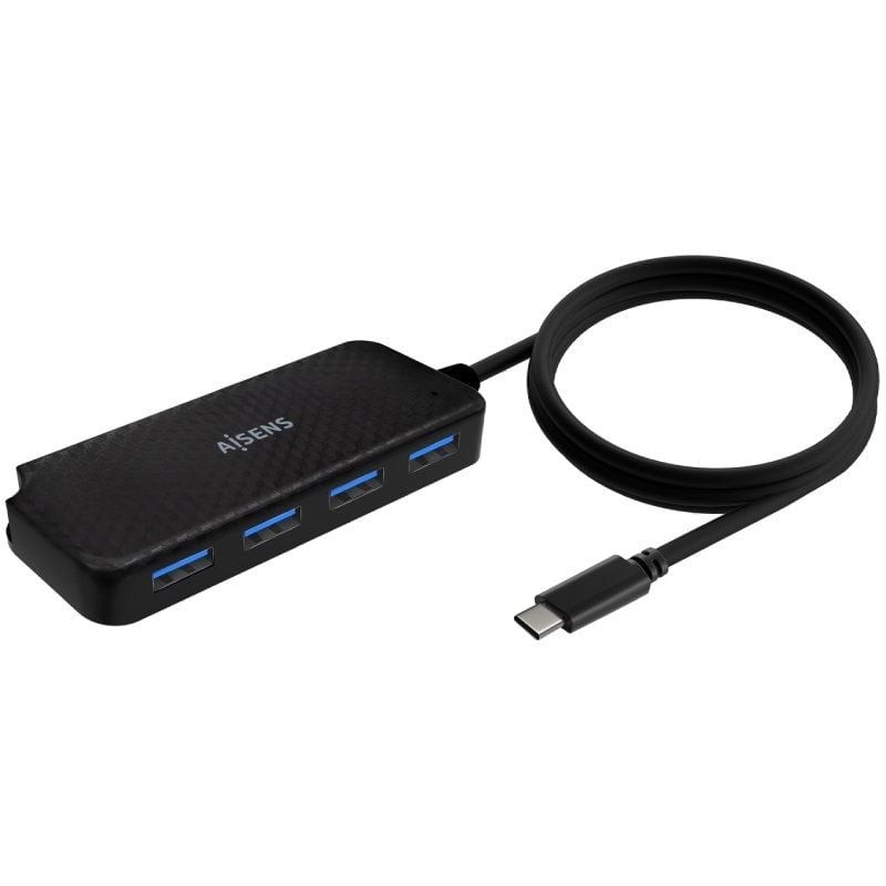 Comprar Hub USB Tipo-C Aisens A109-0716/ 4xUSB - Ganga Electrónica