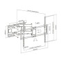 Comprar Soporte de Pared Giratorio/ Inclinable/ Nivelable Aisens WT120TSLE-163 para TV de 60-120'/ hasta 120kg - Ganga Electróni