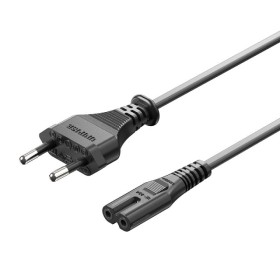 Comprar Cable Alimentación Forma 8 Vention ZCLBAC/ CEE7/16 Macho - C7 Hembra/ 1.8m - Ganga Electrónica