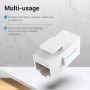 Comprar Vention Adaptador Conector RJ45 VDD-B07-W Cat5 UTP/ RJ45 Hembra - RJ45 Hembra/ Blanco - Ganga Electrónica