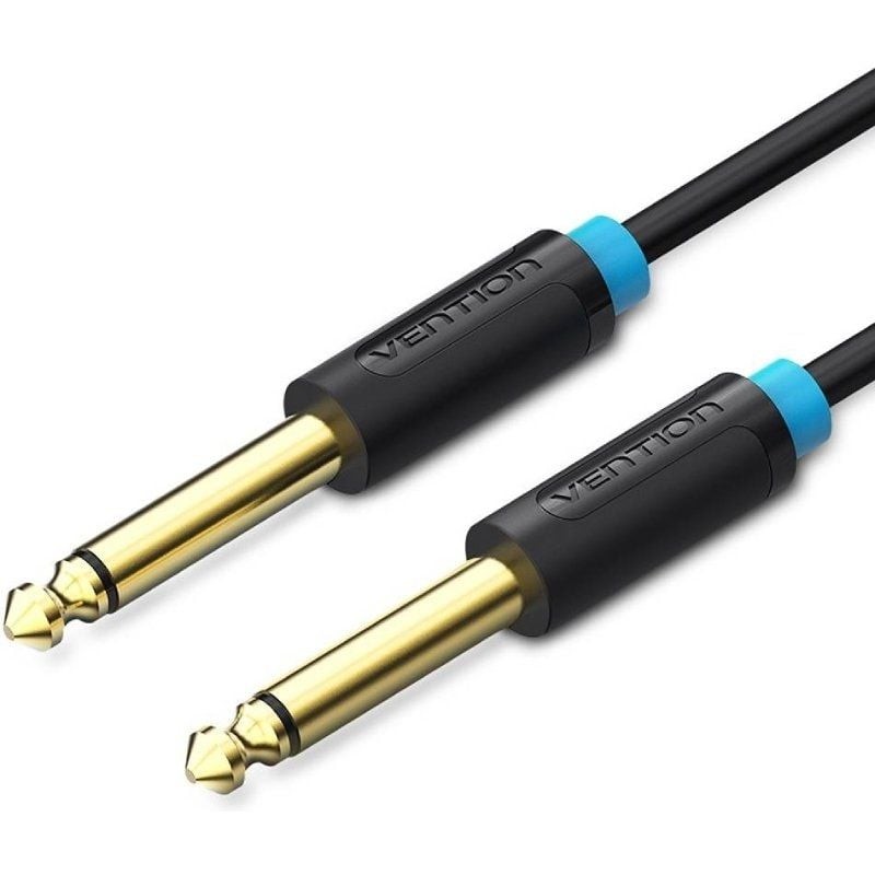 Comprar Cable Mono Vention BAABI/ Jack 6.5 Macho - Jack 6.5 Macho/ 3m/ Negro - Ganga Electrónica