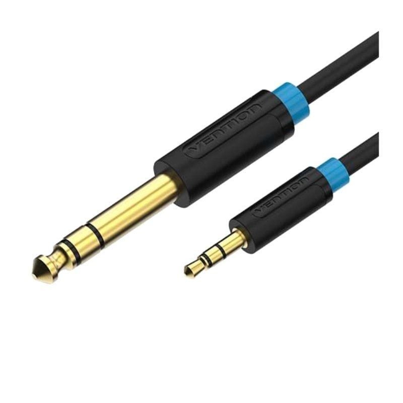 Comprar Cable Estéreo Vention BABBI/ Jack 6.5 Macho - Jack 3.5 Macho/ 3m/ Negro - Ganga Electrónica