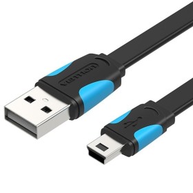 Comprar Cable USB 2.0 Vention VAS-A14-B050/ MiniUSB Macho - USB Macho/ 480Mbps/ 50cm/ Azul y Negro - Ganga Electrónica