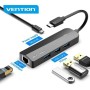 Comprar Hub USB Tipo-C Vention TGPBB/ 3xUSB/ 1xRJ45/ 1xMicro B PD - Ganga Electrónica
