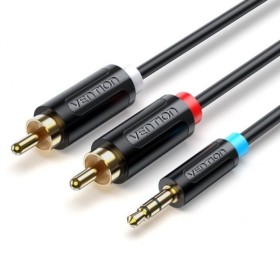 Comprar Cable Estéreo Vention BCLBG/ Jack 3.5 Macho - 2x RCA Macho/ 1.5m/ Negro - Ganga Electrónica