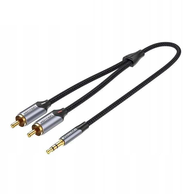 Comprar Cable Estéreo Vention BCNBI/ Jack 3.5 Macho - 2x RCA Macho/ 3m/ Gris - Ganga Electrónica