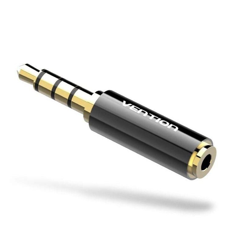Comprar Adaptador Jack Vention BFBB0/ Jack 3.5 Macho - Jack 2.5 Hembra/ Negro - Ganga Electrónica