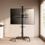 Comprar Soporte de Suelo Inclinable/ Giratorio con Ruedas y Manivela Aisens FT70TE-169 para TV 37-70'/ hasta 50kg - Ganga Electr