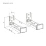 Comprar Soporte de Pared Aisens SPK02U-191 para Barra de Sonido/ hasta 15kg - Ganga Electrónica