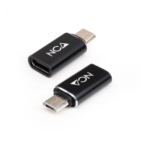 Comprar Adaptador Nanocable 10.02.0014/ MicroUSB Macho - USB Tipo-C Hembra - Ganga Electrónica