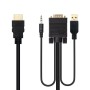 Comprar Cable Conversor Nanocable 10.15.4350/ HDMI Macho - VGA Macho - Jack 3.5 Macho - USB Macho/ 1.8m/ Negro - Ganga Electróni