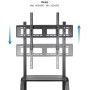 Comprar Soporte de Suelo Ajustable con Ruedas TOOQ FS20101M-B para TV de 37-100'/ hasta 150kg - Ganga Electrónica