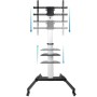 Comprar Soporte de Suelo Inclinable/ Ajustable con Ruedas TOOQ FS1886M-B para TV de 37-86'/ hasta 50kg - Ganga Electrónica