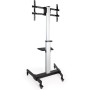 Comprar Soporte de Suelo Inclinable/ Ajustable con Ruedas TOOQ FS1886M-B para TV de 37-86'/ hasta 50kg - Ganga Electrónica