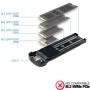 Comprar Caja Externa para Disco SSD M.2 TOOQ TQE-2202S/ USB 3.1 Gen1/ Sin tornillos - Ganga Electrónica