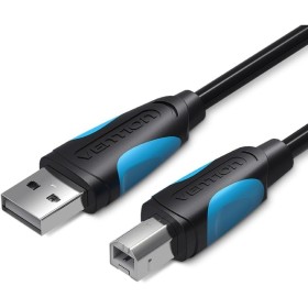 Comprar Cable USB 2.0 Impresora Vention VAS-A16-B100/ USB Tipo-B Macho - USB Macho/ 480Mbps/ 1m/ Negro - Ganga Electrónica