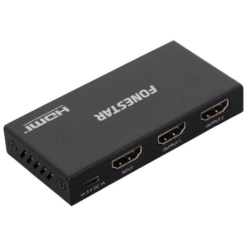 Comprar Duplicador HDMI Fonestar FO-22S2ED/ 2x HDMI Hembra - HDMI Macho - Ganga Electrónica