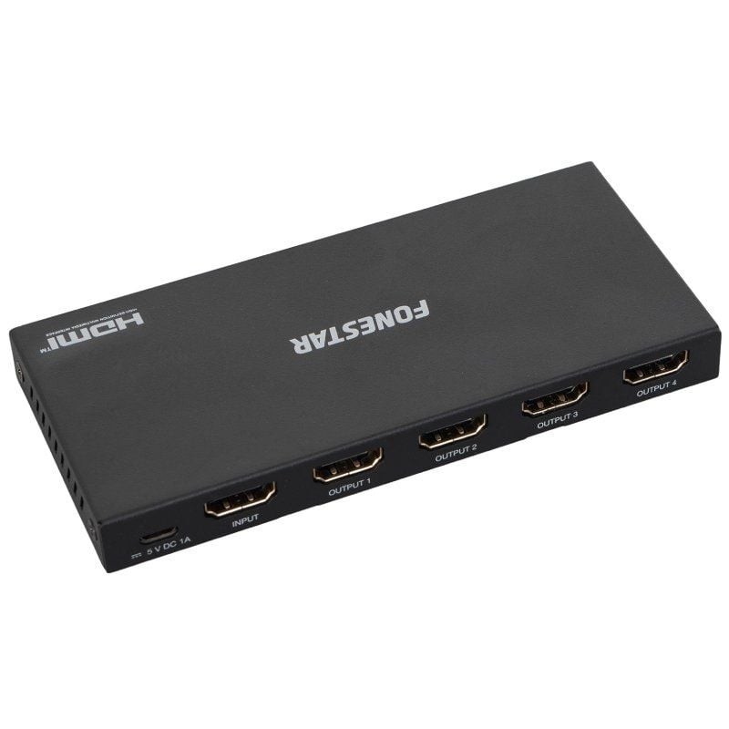 Comprar Duplicador Fonestar FO-22S4ED/ 4xHDMI Hembra - HDMI Macho - Ganga Electrónica