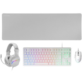 Comprar Pack Gaming Mars Gaming MCP-RGB3W/ Teclado RGB + Ratón Óptico + Alfombrilla XXL + Auriculares - Ganga Electrónica