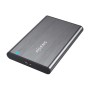 Comprar Caja Externa para Disco Duro de 2.5' Aisens ASE-2526GR/ USB 3.1/ Sin tornillos - Ganga Electrónica