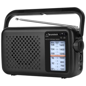 Comprar Radio Portátil Sunstech RPS760/ con Cable/ a Pilas/ Negra - Ganga Electrónica