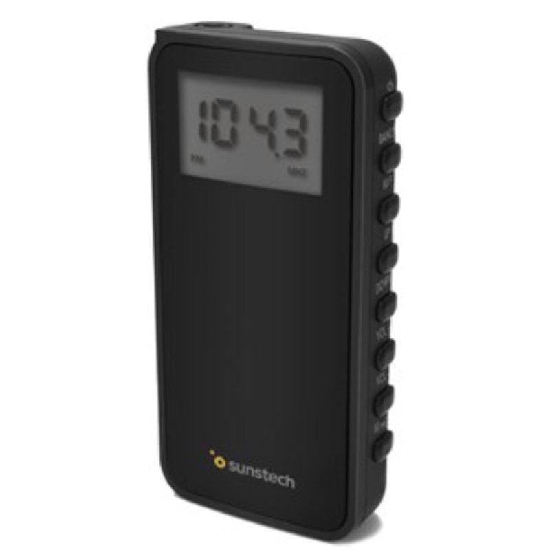 Comprar Radio Portátil Sunstech RPD23/ a Pilas/ Negra - Ganga Electrónica