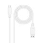 Comprar Cable USB 3.1 Tipo-C Nanocable 10.01.4001-W/ USB Tipo-C Macho - USB Macho/ 10Gbps/ 1m/ Blanco - Ganga Electrónica