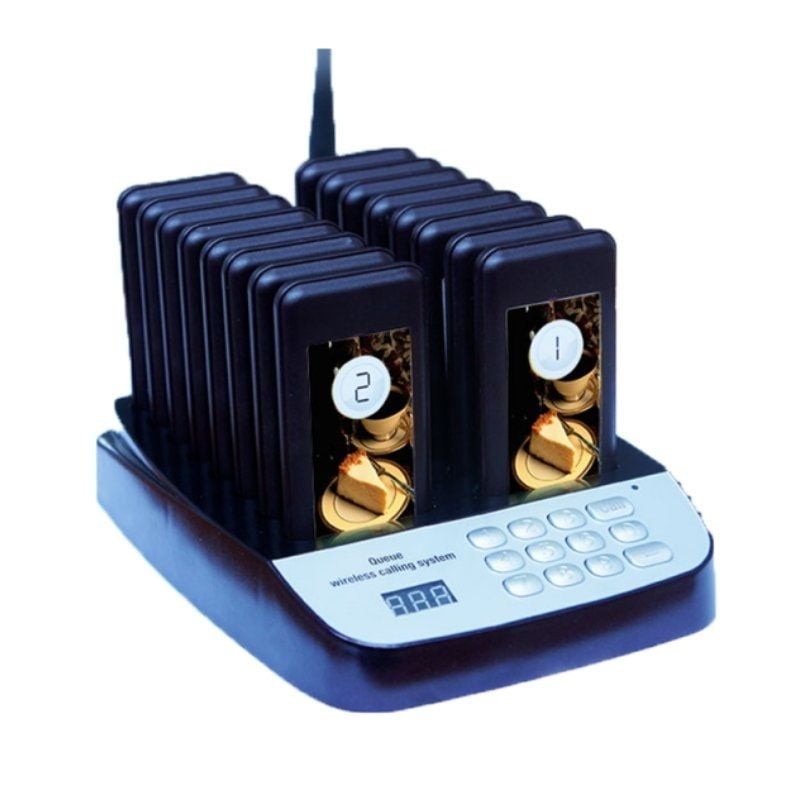 Comprar Kit Avisador de Clientes Premier Efficent-Customer/ 16 Receptores / Base de Carga - Ganga Electrónica