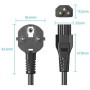 Comprar Cable de Alimentación Vention ZCKBAC/ IEC C5 Hembra - CEE7 Macho/ 1.8m/ Negro - Ganga Electrónica